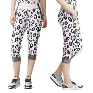Stellasport x Adidas 3/4 Slim Crops Small Leopard
